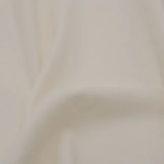 Crêpe de coton bio écru certifié GOTS